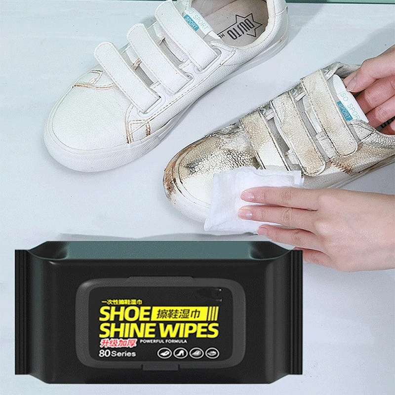 Sneaker Care Cleaner - Toallitas limpiadoras de zapatos portátiles para