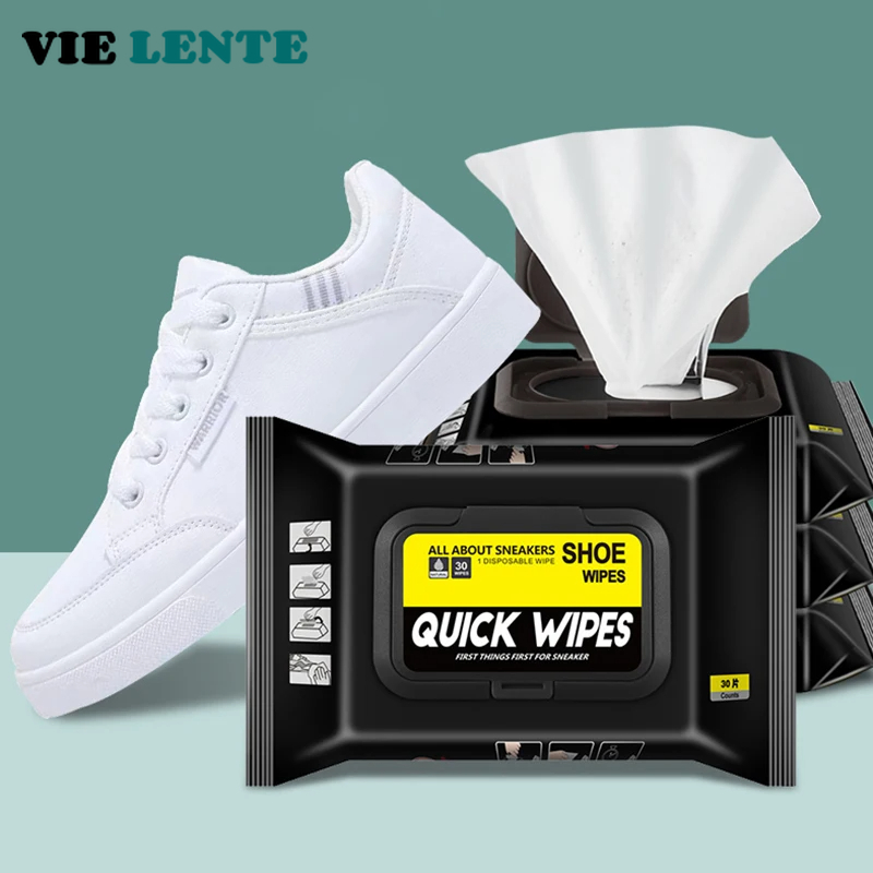 Sneaker Cleaning Kit - 12 Uds./30 Uds. Toallitas desechables para