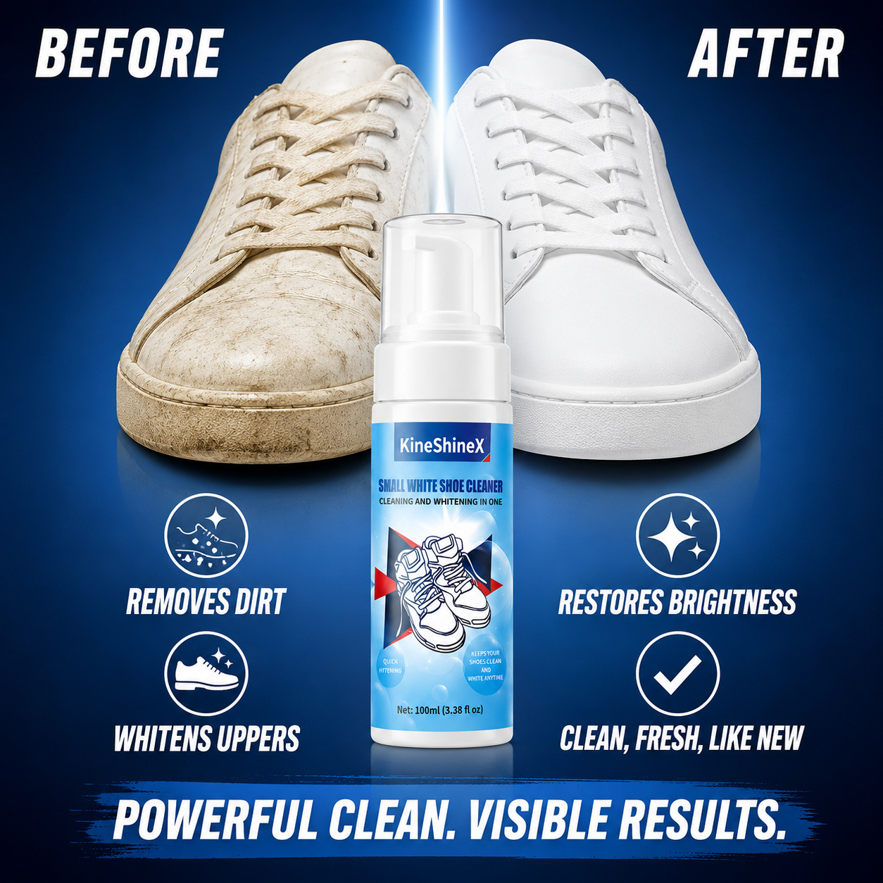 Sneaker Care Cleaner - Kits de Limpieza de Zapatos Gihen,