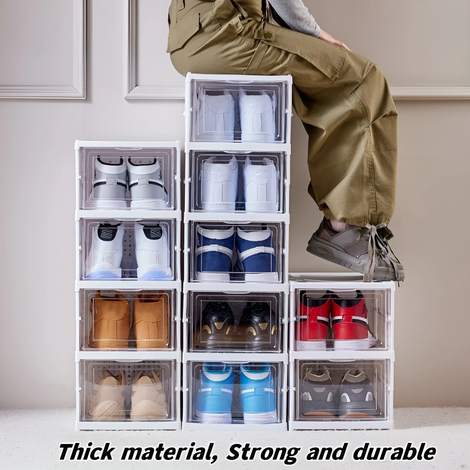 Caja de zapatos de 6 capas, za - Sneaker Care Shoe Box reseña y precio