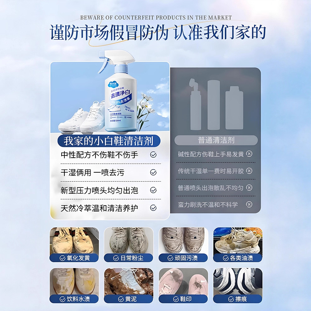Limpiador de zapatos blanco de - Sneaker Care Cleaner reseña y precio